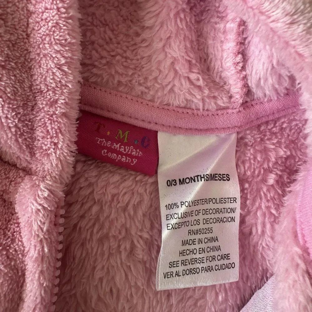 Vintage Childrens Place Outfit Kitty Snowsuit Infant‎ Girls Size 0-3 Months